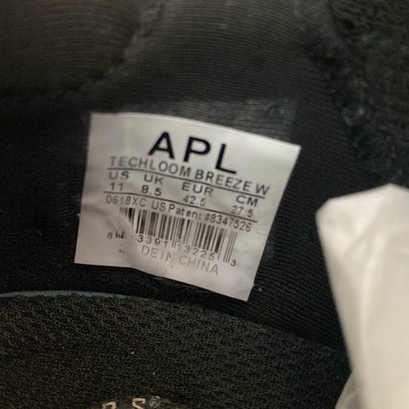 APL TechLoom Breeze size 11 42.5 all black excellent condition hardly worn - Picture 3 of 8